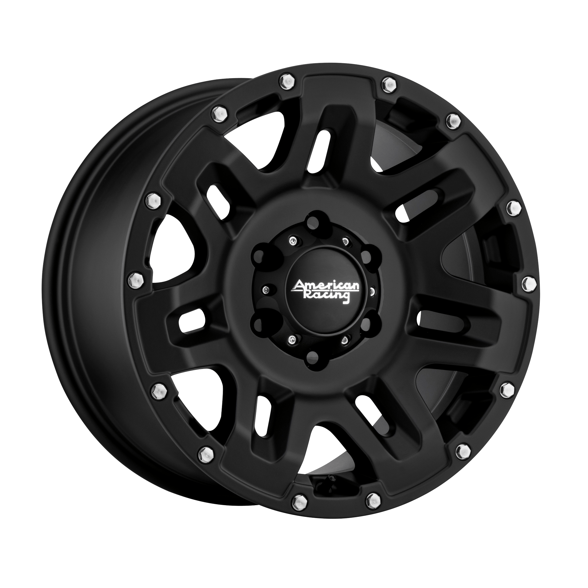 American Racing AR200 YUKON Cast Iron Black Cast Aluminum Wheel