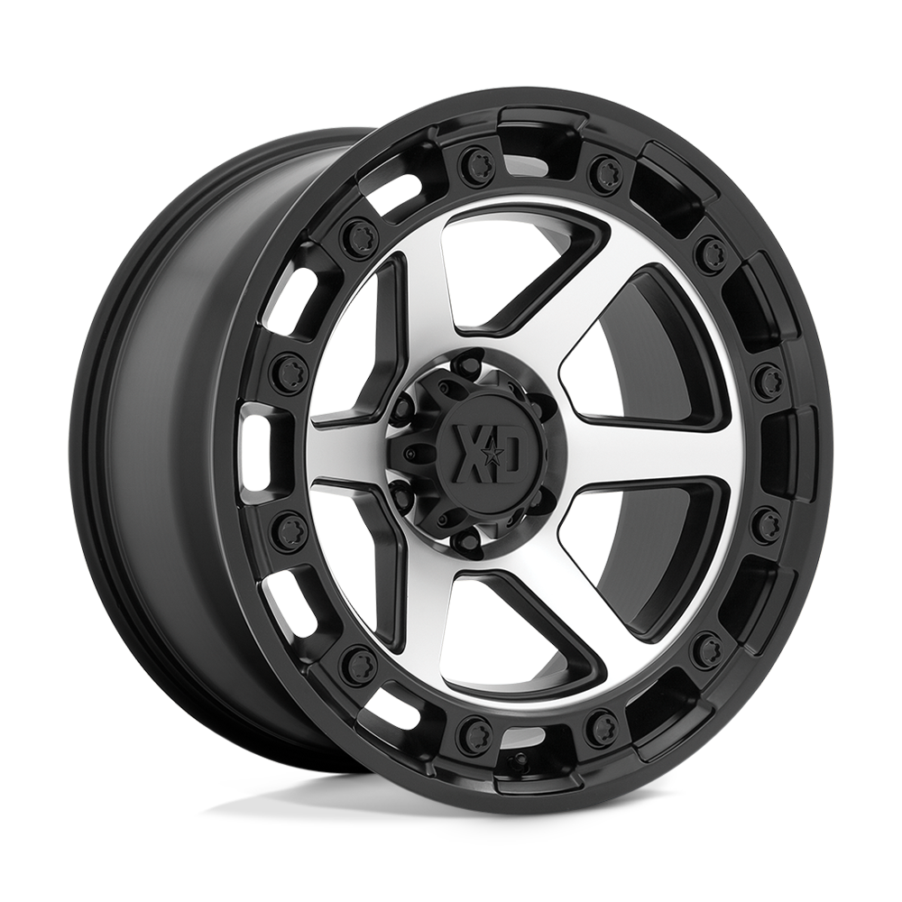 XD XD862 RAID Satin Black Machined Cast Aluminum Wheel