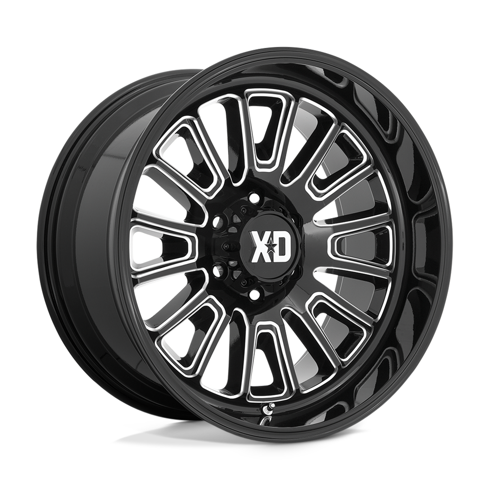 XD XD864 ROVER Gloss Black Milled Cast Aluminum Wheel