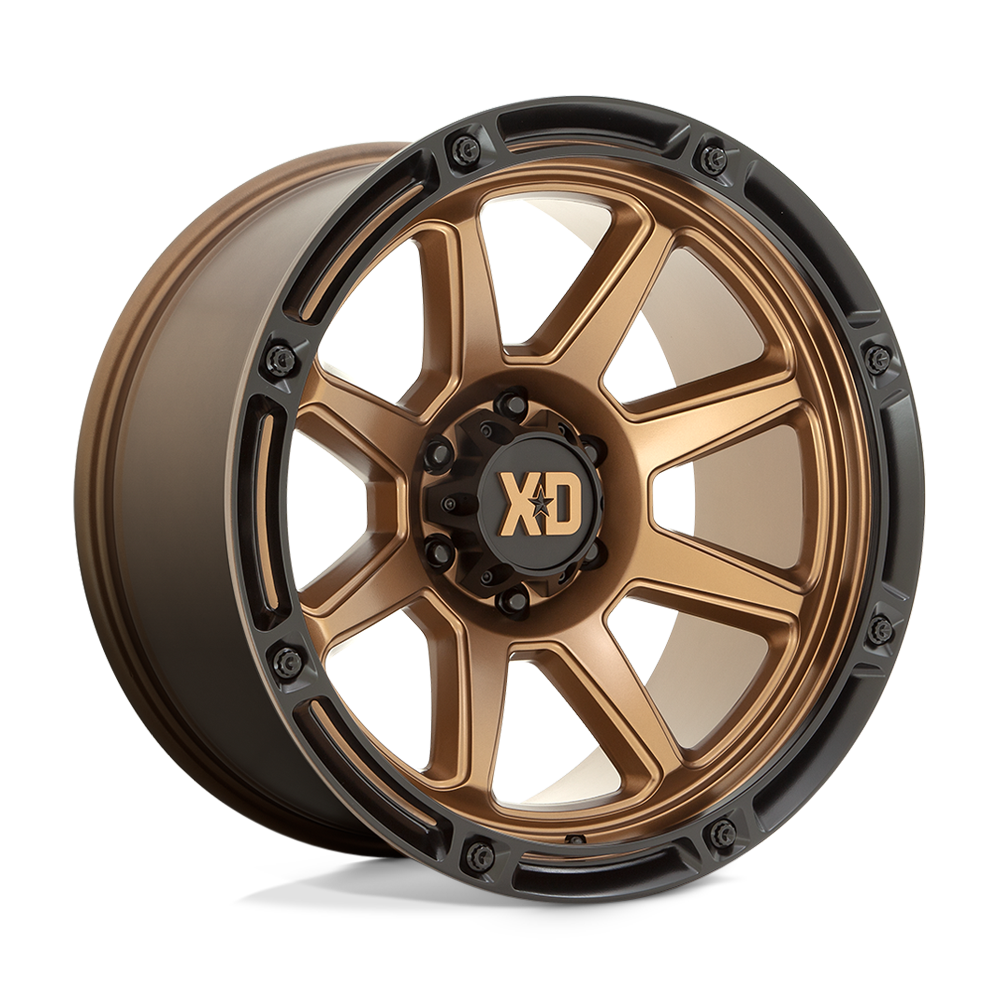 XD XD863 Matte Bronze With Black Lip Cast Aluminum Wheel
