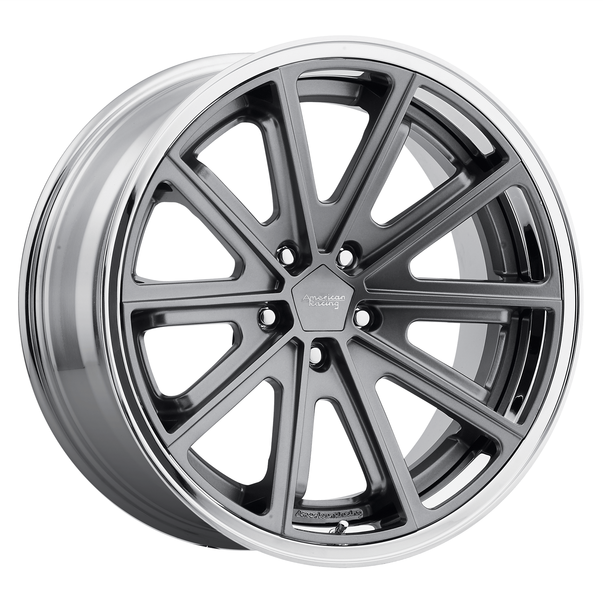 American Racing Vintage VN901 427-X Polished Cast Center Cast Barrel Wheel