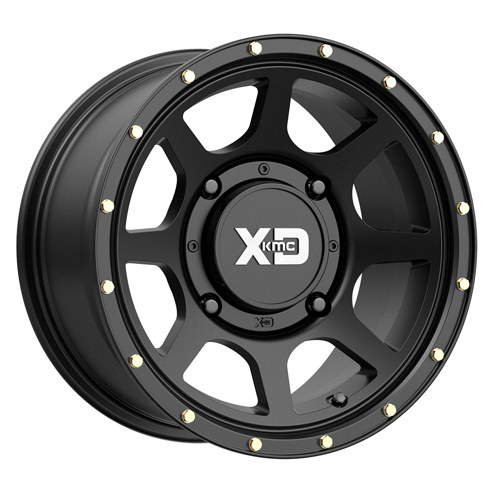XD Powersports XS134 ADDICT 2 Satin Black Cast Aluminum Wheel