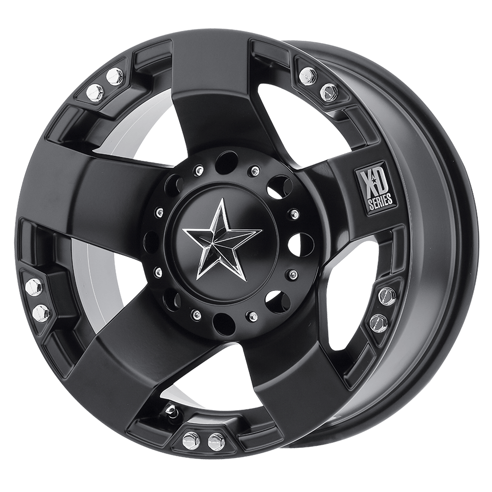XD Powersports XS775 ROCKSTAR Satin Black Cast Aluminum Wheel