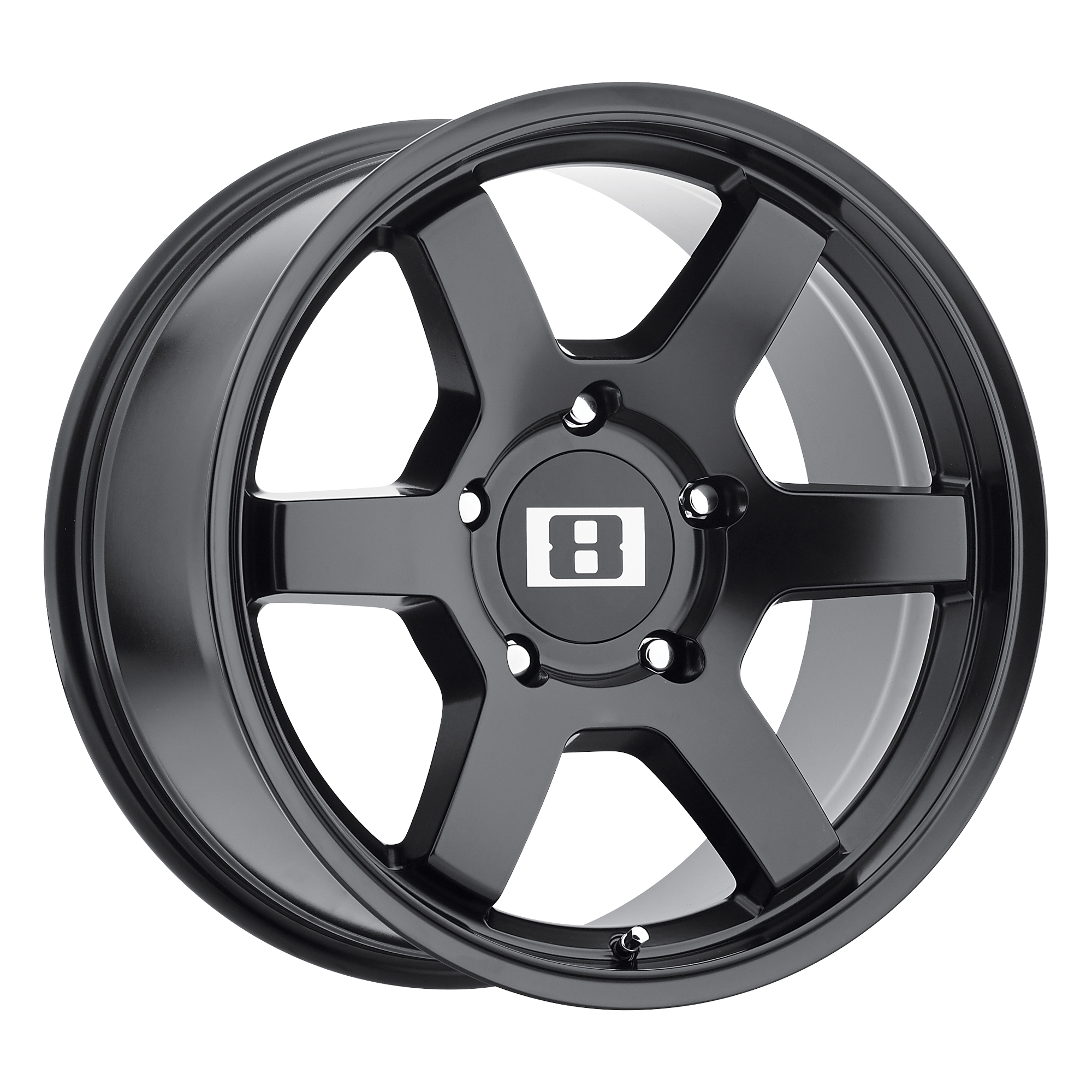 Level 8 MK6 Matte Black Cast Aluminum Wheel